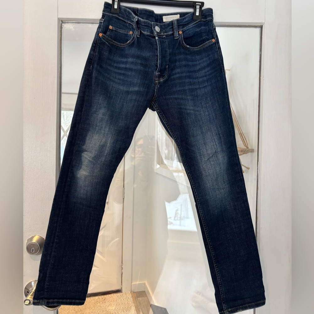 All Saints Deep Indigo‎ Straight Jeans
